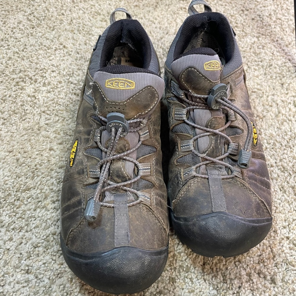 Keen Targhee II Waterproof Hiking Shoes Mens 10.5 Brown Leather 1002363